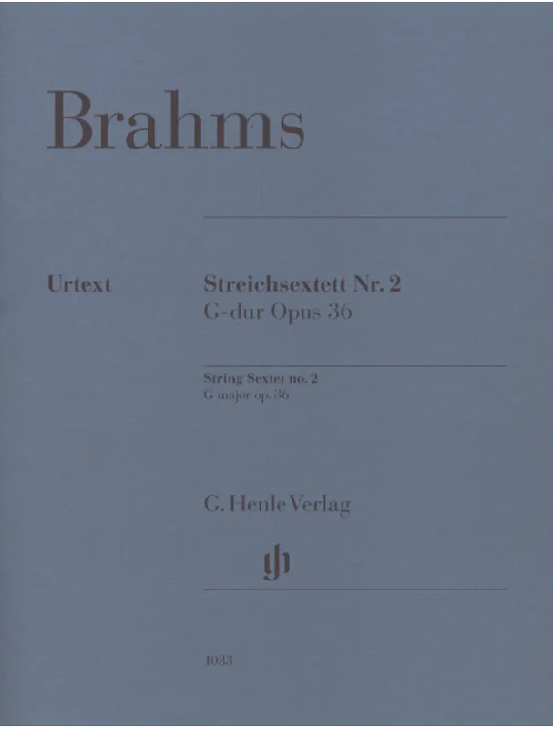 Finální Výprodej Johannes Brahms String Sextet No. 2 in G major op. 36 (noty pro smyčcový sextet)