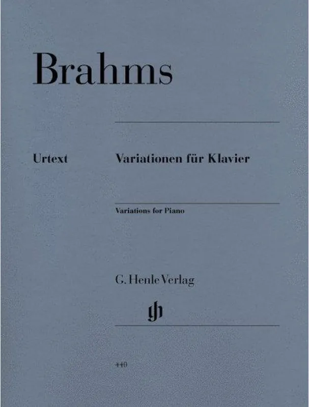 Johannes Brahms Variations for Piano (noty na klavír) Super Cena