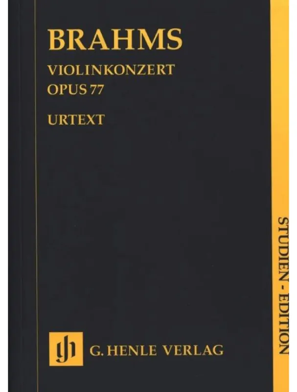 Akce Johannes Brahms Violin Concerto D major op. 77 (noty, partitura)