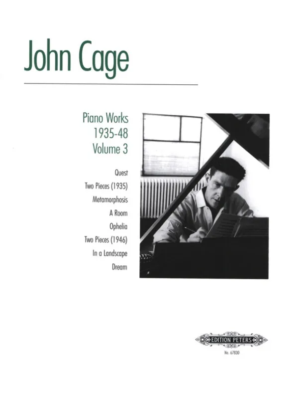 John Cage Piano Works 1935-48 Volume 3 (noty na klavír) Hit Sezóny