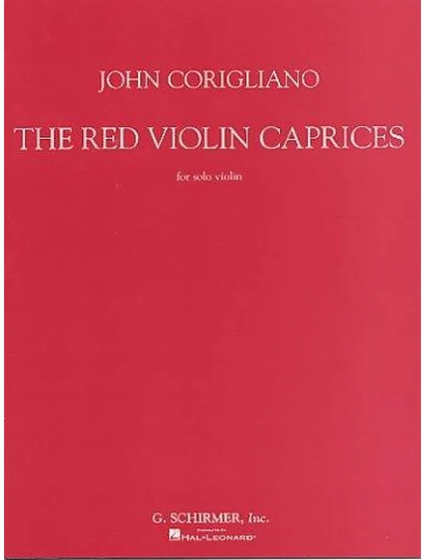John Corigliano The Red Violin Caprices For Solo Violin (noty na housle) Originální