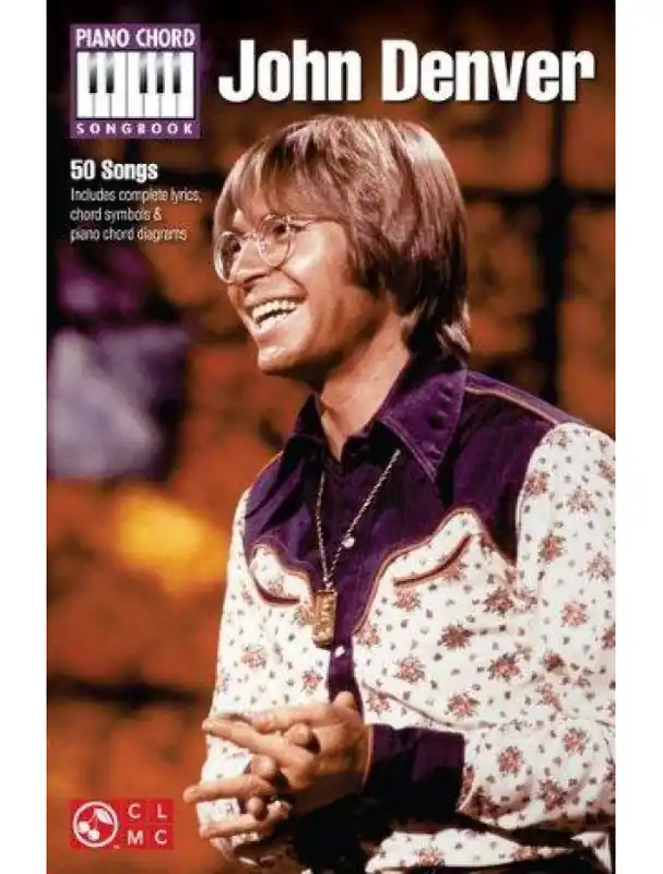 John Denver Piano Chord Songbook (texty písní, akordy na klavír) Novinka