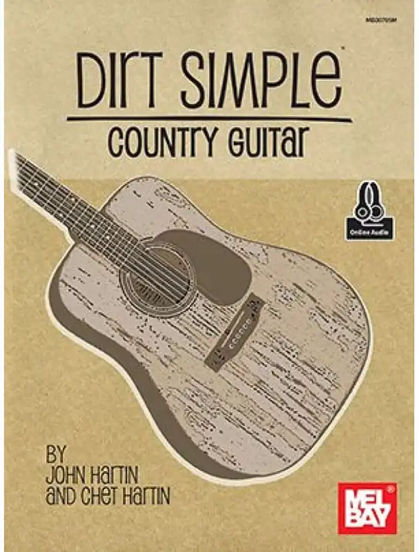 Akce John Hartin Dirt Simple Country Guitar (noty, tabulatury na kytaru)(+audio)