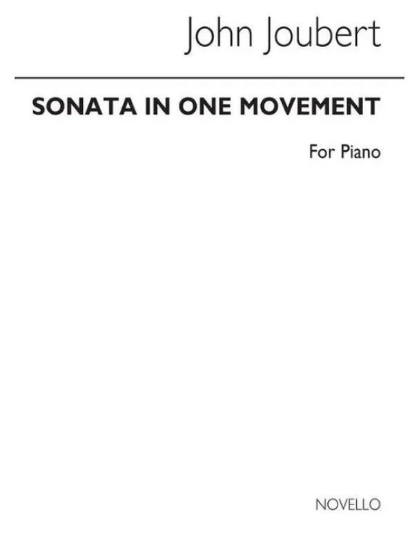 Odeslání Ihned John Joubert Sonata In One Movement (noty na klavír)