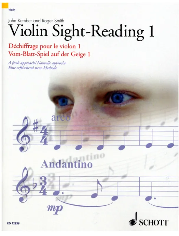 Originální John Kember Violin Sight-Reading 1 (noty na housle)