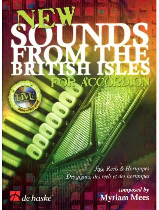 Sleva New Sounds from the British Isles - Jigs, Reels & Hornpipes (noty na akordeon)(+audio)