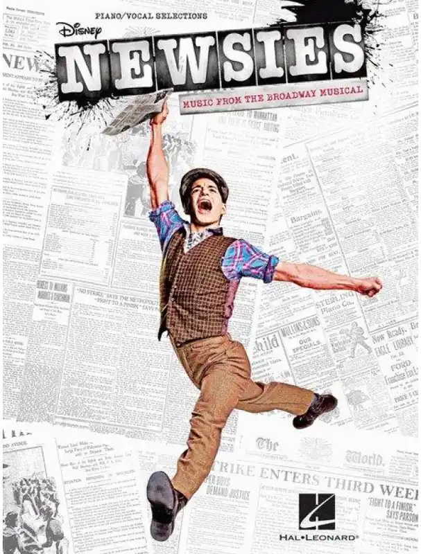 Newsies Music from the Broadway Musical (noty na klavír, zpěv, akordy) Horká Nabídka