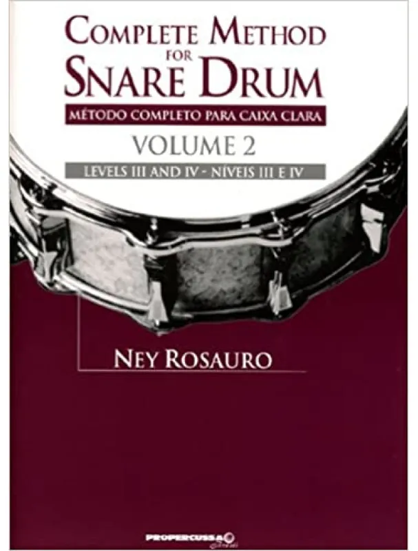 Ney Rosauro Snare Drum Method-Vol. 2 (noty na bicí) Omezená Nabídka