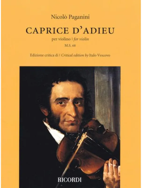 Akční Cena Niccolo Paganini Caprice d‘Adieu (noty na housle)