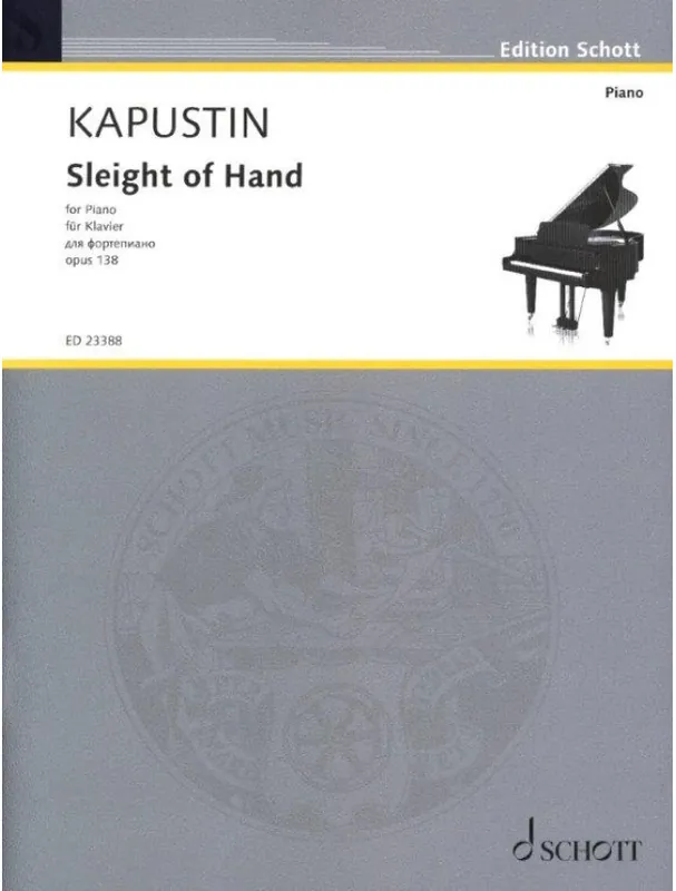 Sleva Nikolaj Kapustin Sleight of Hand op. 138 (noty na klavír)