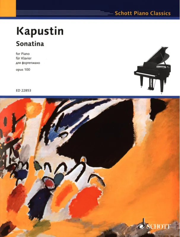 Značkový Nikolaj Kapustin Sonatina Op. 100 (noty na klavír)