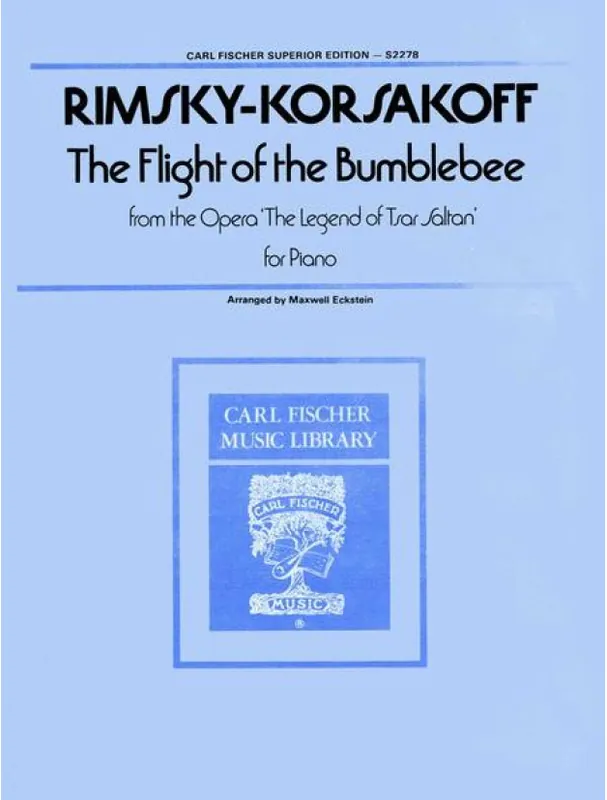 Nejlepší Volba Nikolaj Rimskij-Korsakov Flight Of The Bumble Bee / Let Čmeláka (noty na klavír)