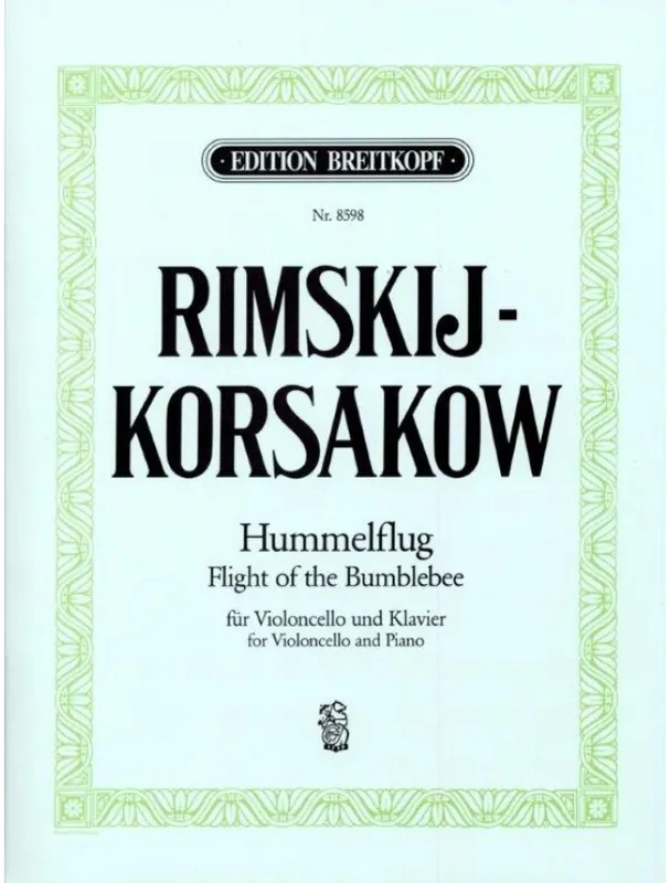 Nakupujte Hned Nikolaj Rimskij-Korsakov Hummelflug / Let čmeláka (noty na violoncello, klavír)