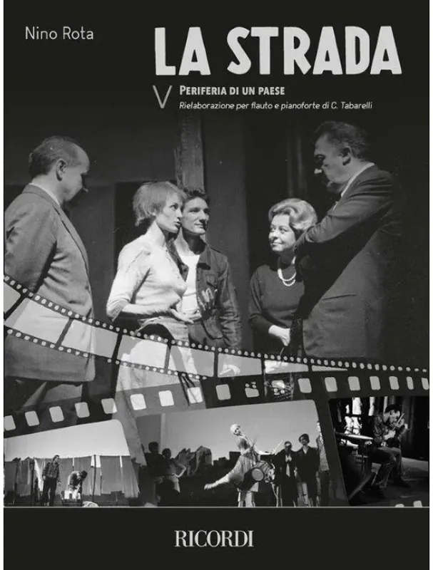 Novinka Nino Rota La strada 5 - Periferia di un paese (noty na příčnou flétnu, klavír)