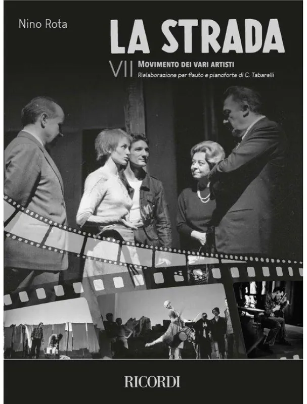 Nová Kolekce Nino Rota La strada 7 - Movimento dei vari artisti (noty na příčnou flétnu, klavír)