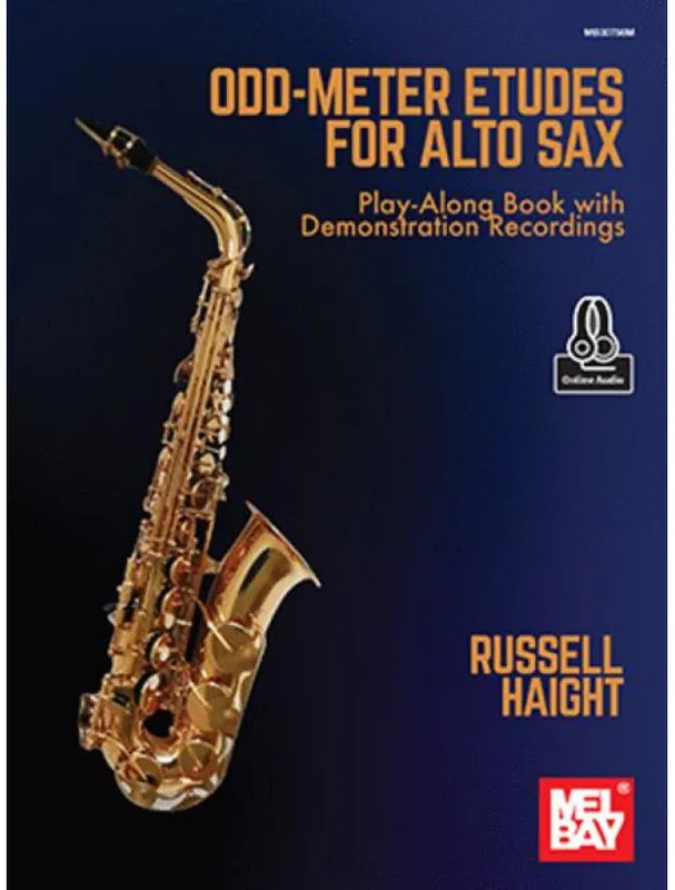 Cenový Hit Odd-Meter Etudes for Alto Sax (noty na altsaxofon) (+audio)