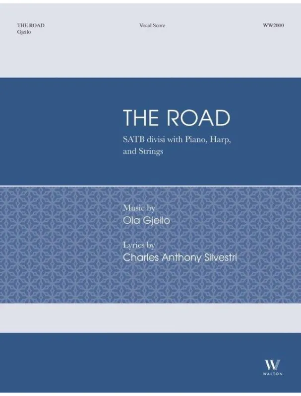 Akční Nabídka Ola Gjeilo The Road - SATB (noty na sborový zpěv, klavír, vokální partitura)