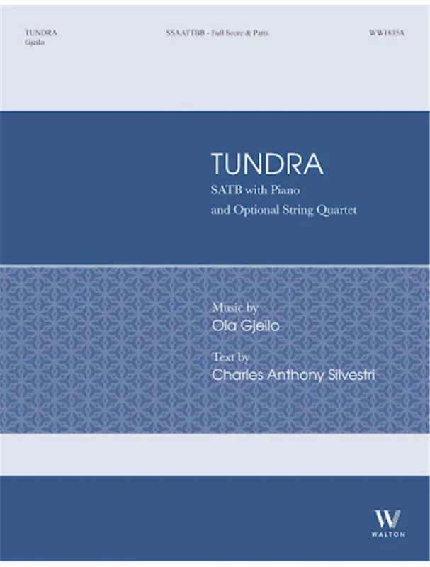 Aktuální Ola Gjeilo Tundra - SATB (noty na sborový zpěv) - SADA 5 ks