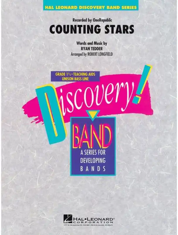 OneRepublic Counting Stars (snadné noty pro koncertní orchestr, party, partitura) Objednat Nyní