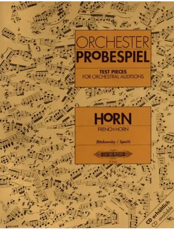 Sleva Orchester Probespiel Horn (noty na lesní roh)