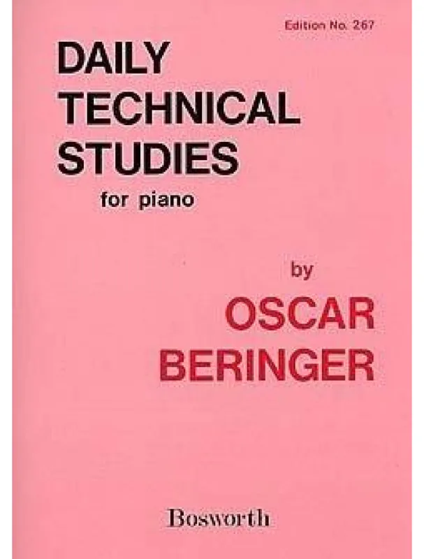 Nakupujte Hned Oscar Beringer Daily Technical Studies For Piano (noty na sólo klavír)