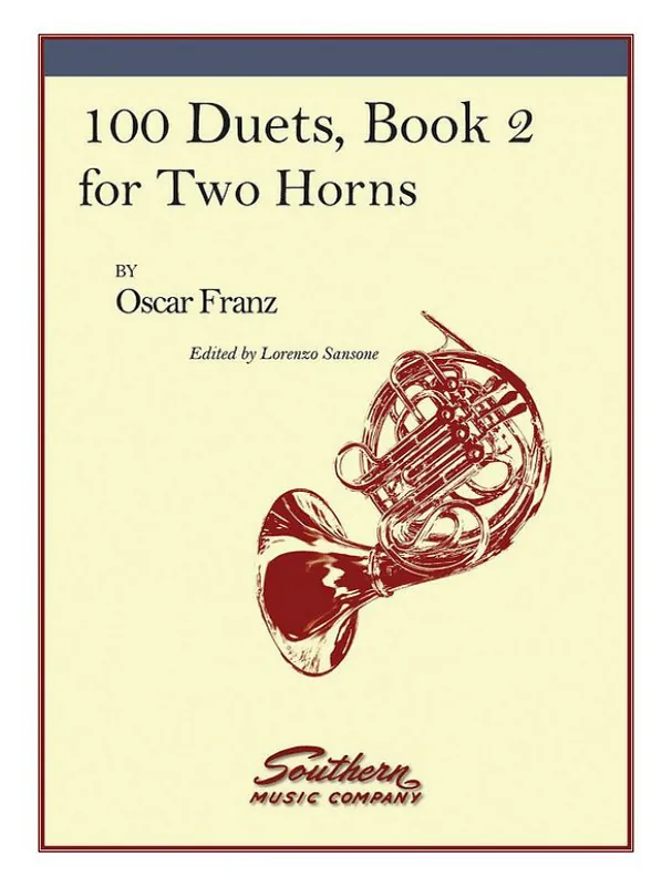 Finální Výprodej Oscar Franz 100 Duets Book 2 (noty na lesní roh)