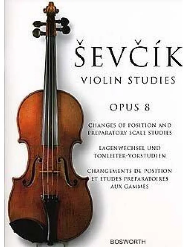 Cenově Výhodný Otakar Ševčík Violin Studies Changes Of Position And Preparatory Scale Studies Op.8 (noty na housle)