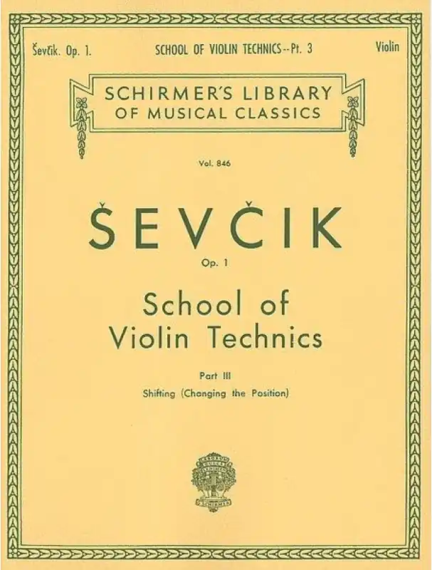 Koupit Online Otakar Ševčík School of Violin Technics, Op. 1, Book 3 (noty na housle)