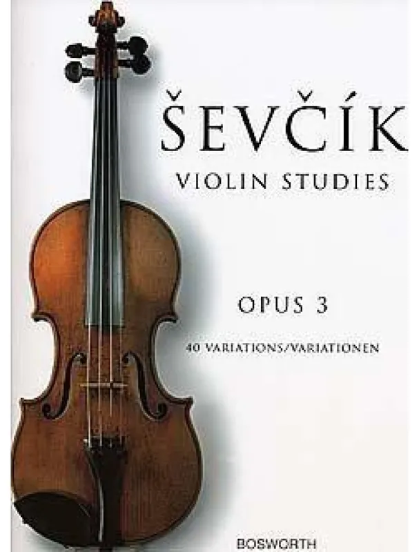 Otakar Ševčík Violin Studies - 40 Variations Op.3 (noty na housle) Zlevněný