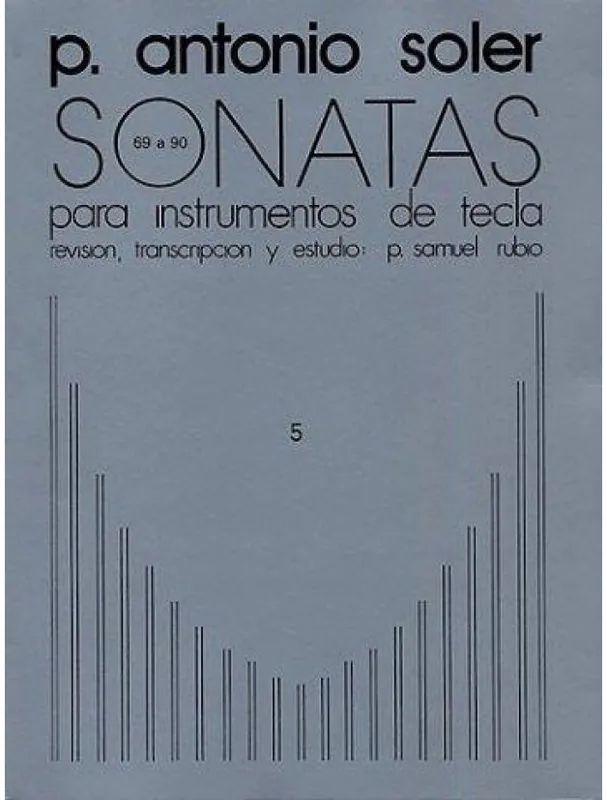 P. Antonio Soler Sonatas Volume Five (noty na sólo klavír) Levný
