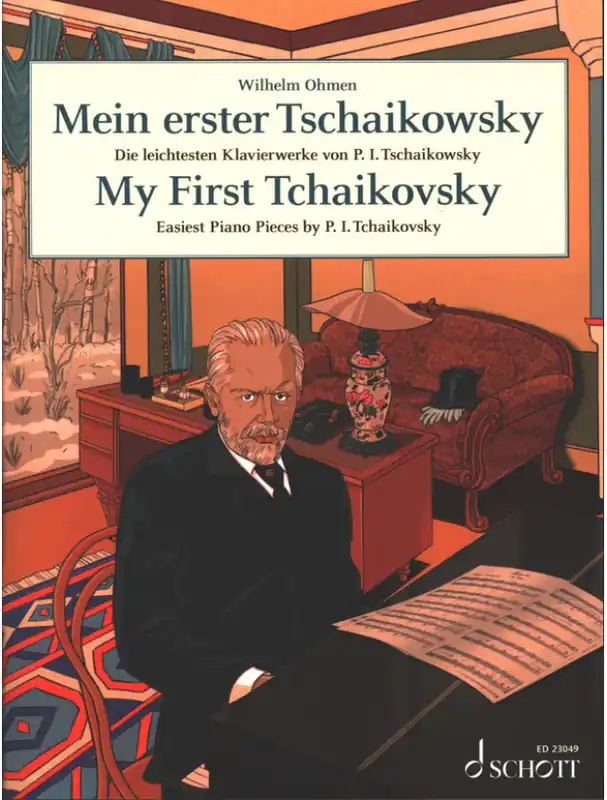 Originální P.I. Čajkovskij My First Tchaikovsky (noty na klavír)