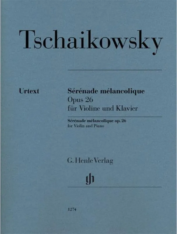 Jen Po Omezenou Doba P.I. Čajkovskij Serenade Melancolique Op. 26 (noty na housle, klavír)