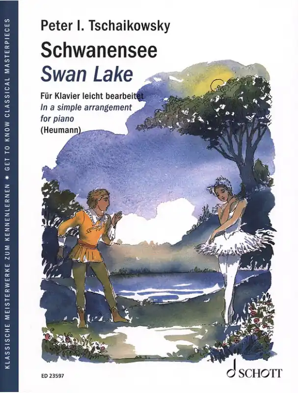 P.I. Čajkovskij Swan Lake / Labutí jezero (noty na snadný klavír) Akční Nabídka