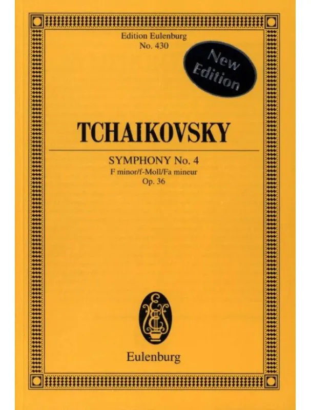 P.I. Čajkovskij Symphony No. 4 In F Minor Op.36 (noty, partitura) Ověřený
