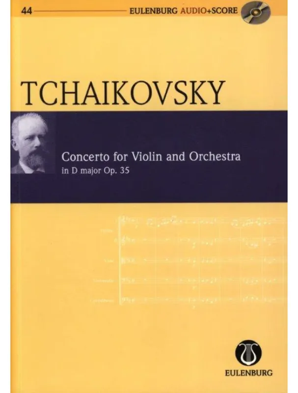 Top Prodej P.I. Čajkovskij Violin Concerto In D Op.35 (noty, partitura)(+audio)