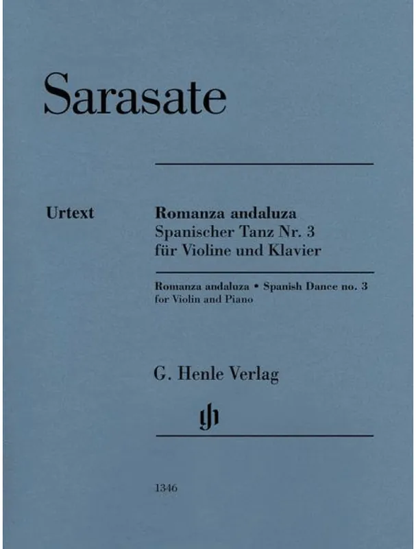 Sezónní Sleva Pablo de Sarasate Romanza Andaluza Op. 22 No. 1 (noty na housle, klavír)