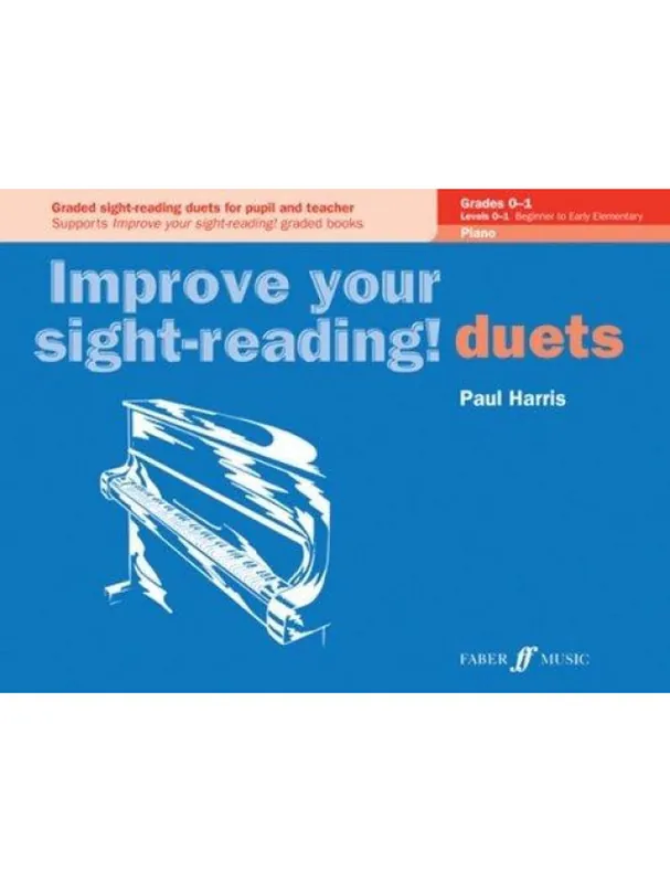 Bezpečná Platba Paul Harris Improve Your Sight Reading Piano Duet Grades 0-1 (noty na čtyřruční klavír)