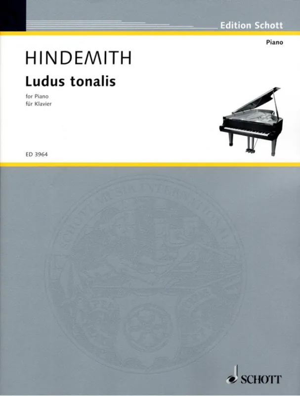 Cenová Bomba Paul Hindemith Ludus tonalis (noty na klavír)
