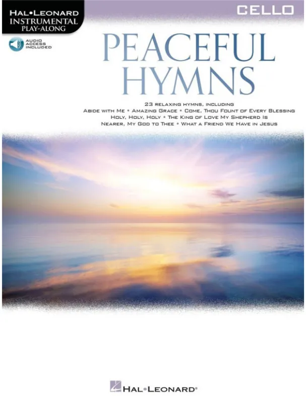 Omezená Nabídka Peaceful Hymns (noty na violoncello) (+audio)