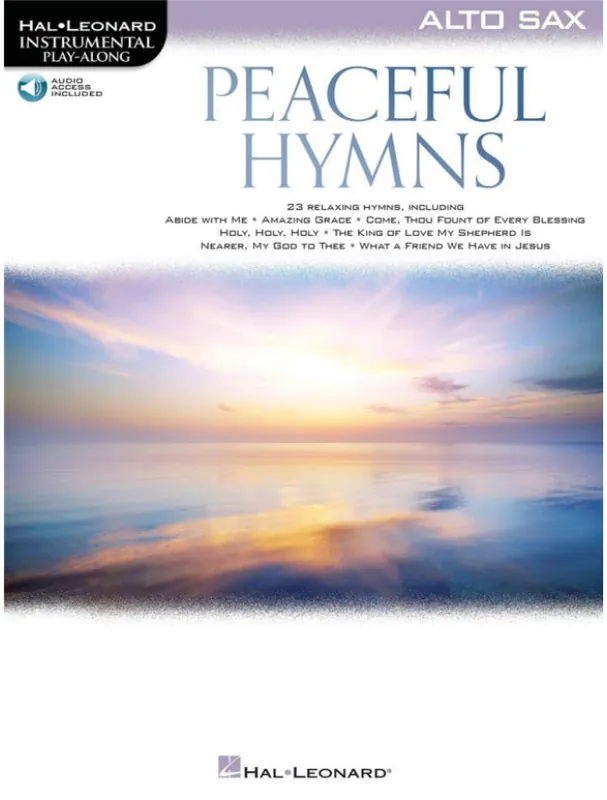 Peaceful Hymns for Alto Sax (noty na altsaxofon) (+audio) Nová Kolekce