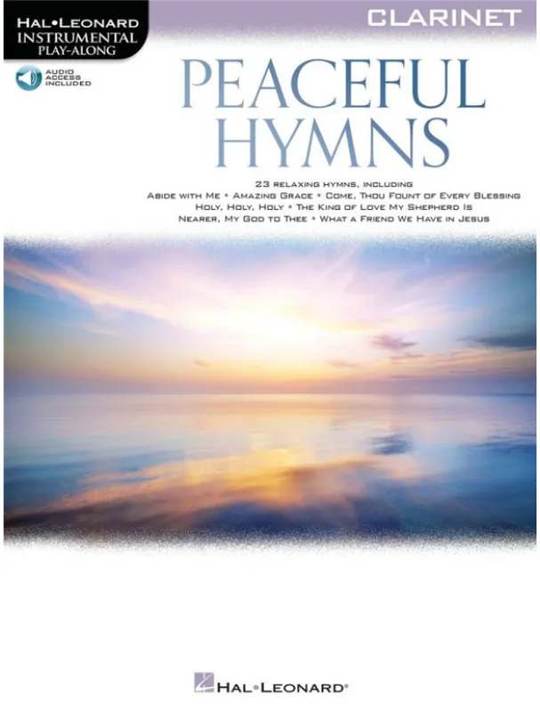 Peaceful Hymns for Clarinet (noty na klarinet) (+audio) Nízká Cena