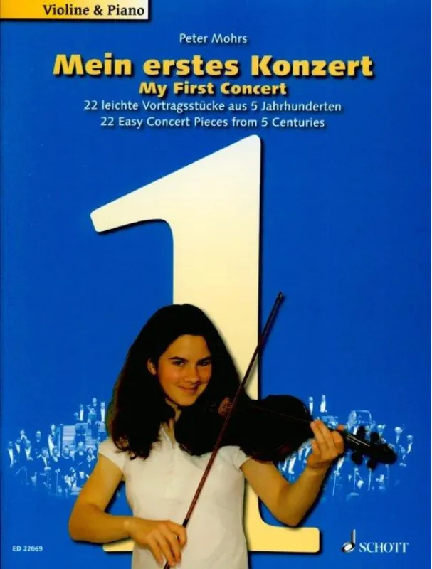 Peter Mohrs My First Concert - Mein erstes Konzert (noty na housle, klavír) Přímo Od Výrobce