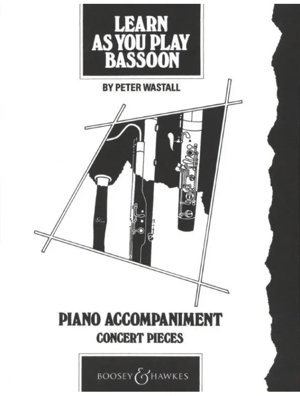 Akční Cena Peter Wastall Learn As You Play Bassoon (noty na fagot, klavírní doprovod)