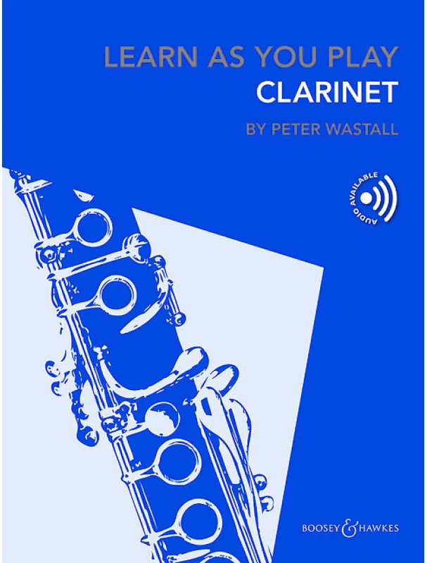 Výprodej Peter Wastall Learn As You Play Clarinet (noty na klarinet)(+audio)