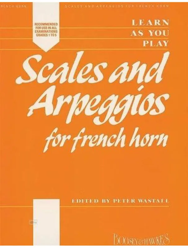 Výprodej Peter Wastall Learn As You Play Scales and Arpeggios (noty na lesní roh)