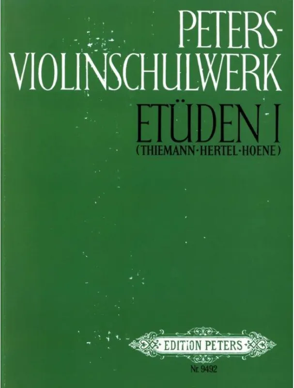 Peters–Violinschulwerk Etüden 1 (noty na housle) Sleva
