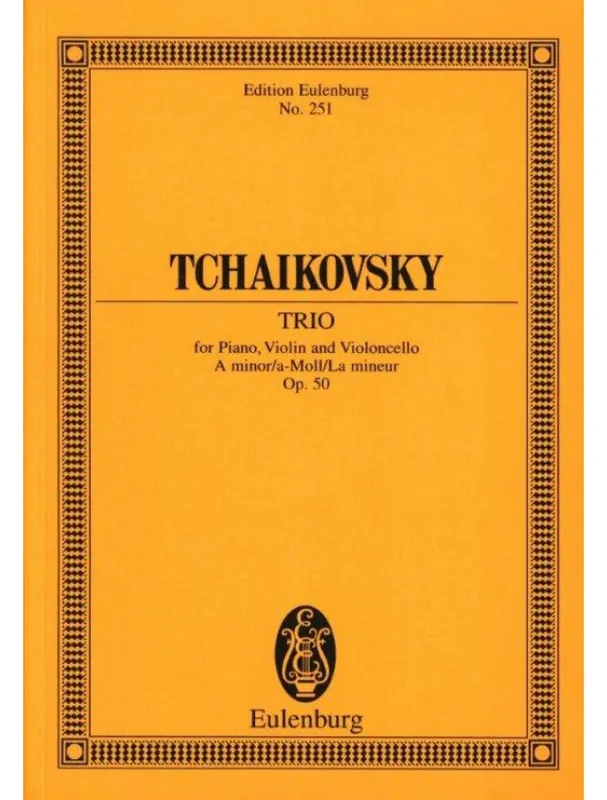Petr Iljič Čajkovskij Trio In A minor. Op. 50 (noty, partitury) Cenová Bomba