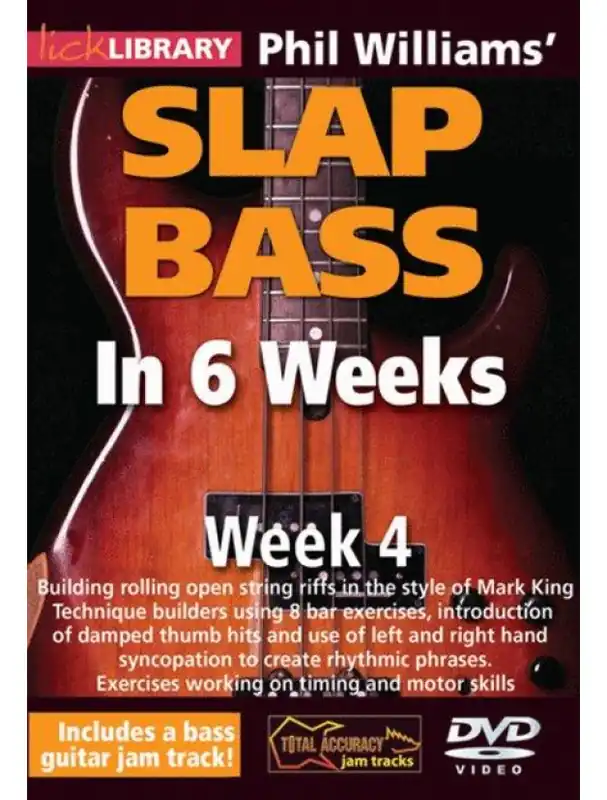 Jen Po Omezenou Doba Phil Williams‘ Slap Bass In 6 Weeks - 4 (video škola hry na baskytaru)