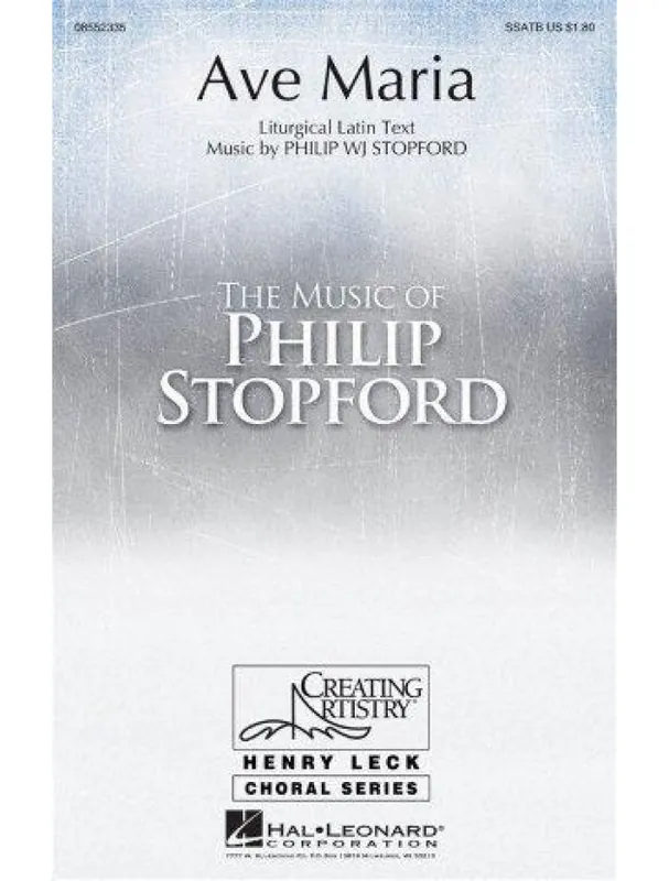 Kup Teď Philip Stopford Ave Maria (SATB) (noty pro sborový zpěv, klavír) - SADA 5 ks