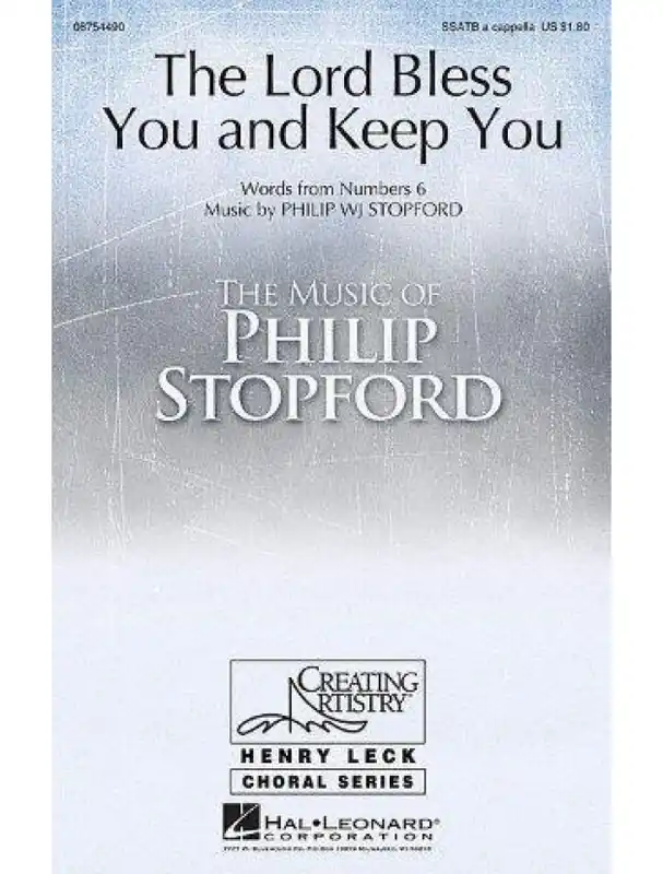 Philip Stopford The Lord Bless You And Keep You (noty na sborový zpěv SATB) - SADA 5 ks Levný